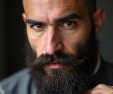 Barbero diseño barba perfilado experto grooming