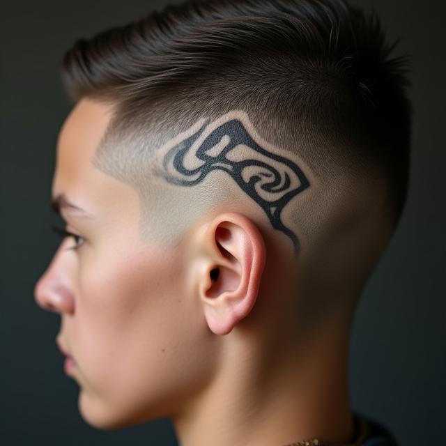 Fades artísticos diseños creativos barbería tendencias